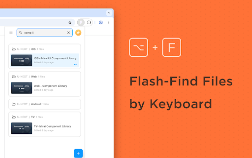 Figma Finder :: You can quickly find and open Figma files.
