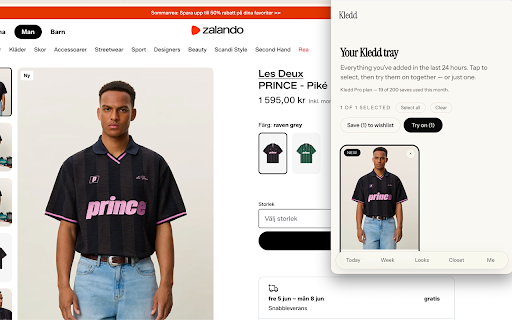 Kledd :: Open your Kledd wardrobe and send products or images from any site to Kledd.