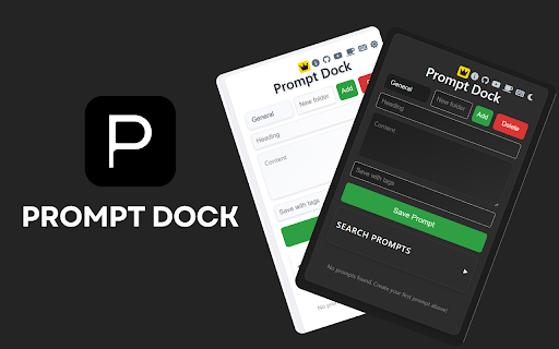 Prompt Dock :: Save and organize your AI prompts