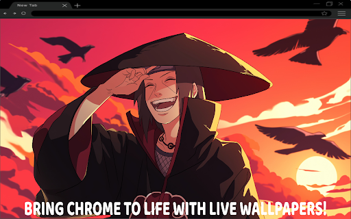 Happy Itachi Uchiha Red Naruto Live Wallpaper :: A rare, smiling Itachi Uchiha shines in glowing red hues in this serene yet powerful Naruto live wallpaper. 🔴🌸