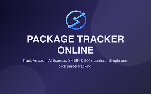 Package Tracker - track parcel anywhere :: Track Amazon, AliExpress, SHEIN & 500+ carriers. Simple one-click parcel tracking.