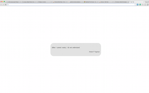 fortune :: insightful quote every time you open a new tab.