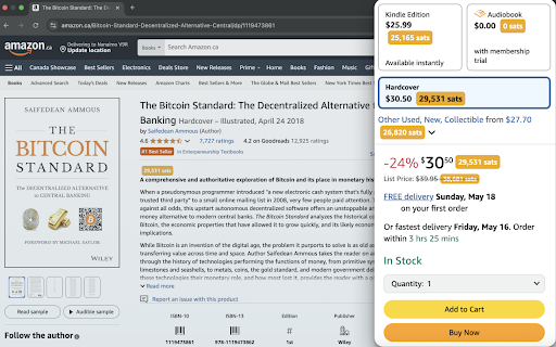 bitconverter :: Automatically convert prices on the web to bitcoin or sats.