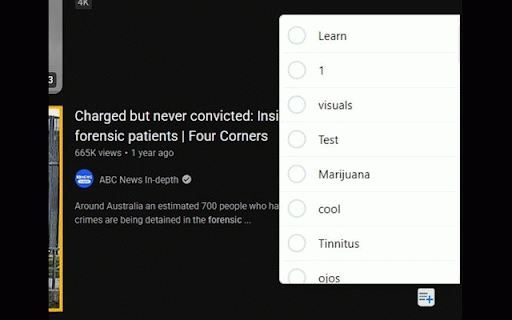 YouTube Playlist Quick Add/Remove :: Quickly add/remove YouTube videos to your playlists via an overlay.
