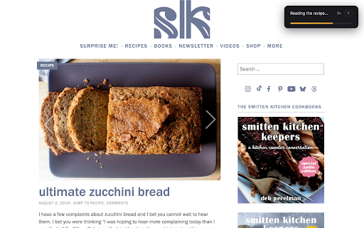 Recipe Clipper: Just the Recipe, by Halite :: Save recipes from any site with one click. Just the ingredients and steps, free, no account. Sign in to build your recipe library.