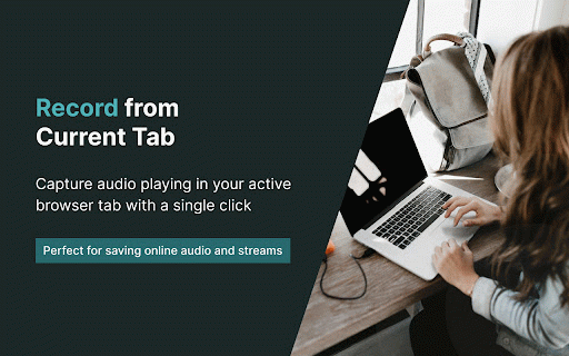Audio Recorder: Free & Unlimited Recordings :: Capture audio from your browser and auto-download it directly to your computer in your preferred format (MP3, WebM, WAV).