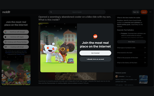 Reddit Sign-In Popup Blocker :: Removes Reddit's blocking sign-in popup while browsing logged out.