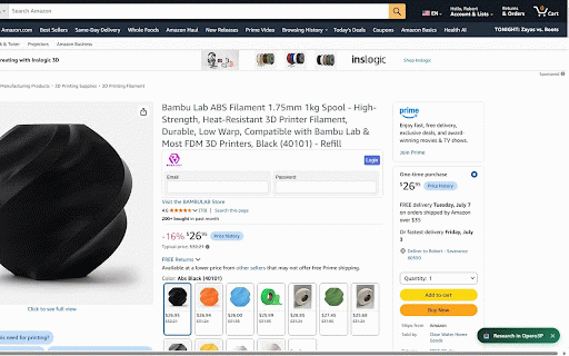 Bob for Chrome :: Bob from Opero3P on every Amazon page: gating, what you paid, fees, profit and Bob's take.