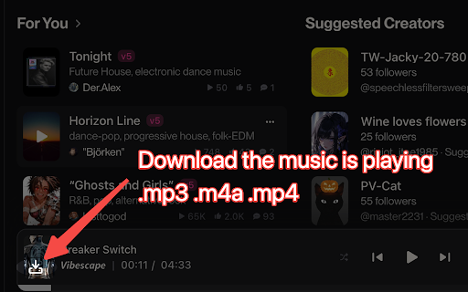 Suno Music Downloader |Suno ai download :: Download suno ai music/audios/mp3/m4a