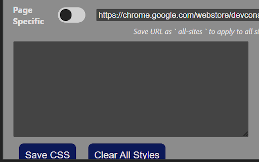 CSS Injector :: I needed a tool that would allow me to save css overrides for sites, mainly because my auto dark-mode was messing up on some sites.