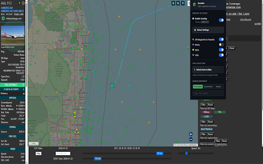 Sweden :: Overlay waypoints, fixes, VORs, and NDBs on ADS-B Exchange map