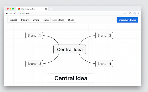 Mind Map Maker :: Create and share lightweight mind maps directly in your browser—offline, private, and exportable.