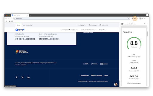 AccessMonitor Extension :: Accessibility Evaluation using AccessMonitor