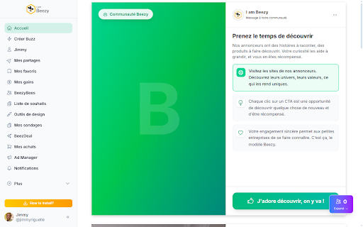 I am Beezy - Rewards & Smart Shopping :: Soyez récompensés en découvrant nos partenaires ! Créez aussi vos demandes produits pour recevoir les meilleures offres.