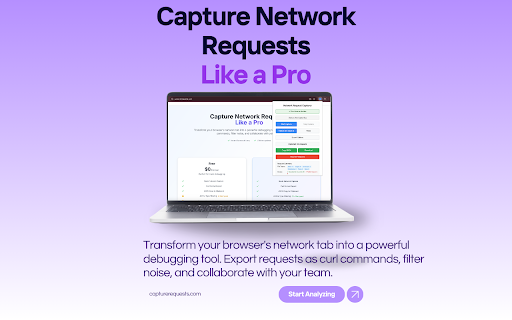 Network Request Capturer Pro :: Professional network debugging tool. Capture, analyze and export HTTP requests with advanced filtering.