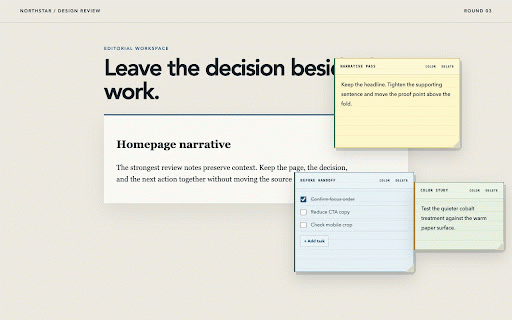 Sticky Notes² - Smart Web Annotations :: Pin private local notes to websites with focused templates, cross-site search, themes, and local export.