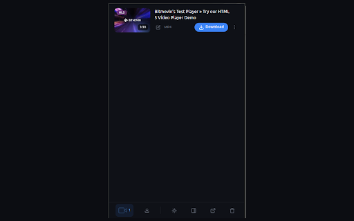 Vidsy :: Detect and download videos and audio from web pages. Multi-connection HTTP, HLS, DASH, and optional browser download interception.