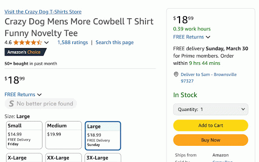 Amazon Work Hours Calculator :: Show how many work hours an item costs based on your hourly wage or salary.