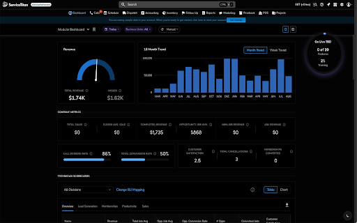 ServiceTitan Dark Mode By BCN :: Dynamic dark mode for ServiceTitan, with draggable toggle. Made By Blue Collar Nerd