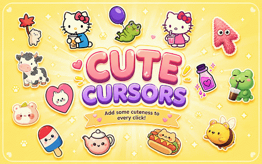 Cute Cursor - Kawaii Cursor for Chrome :: Your browser just got 100x cuter! Browse with Lan Lan Cat, Kawaii bears, Hello Kitty & the most adorable cursor pack on Chrome!