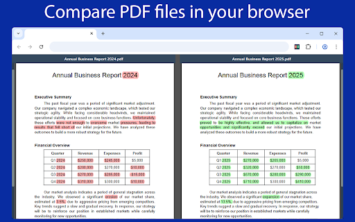 Compare PDF :: Easily compare PDF documents and files online with our utility. This PDF diff tool lets you compare and highlight file differences.