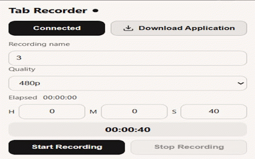 Tab Recorder :: Record audio and video from the current browser tab