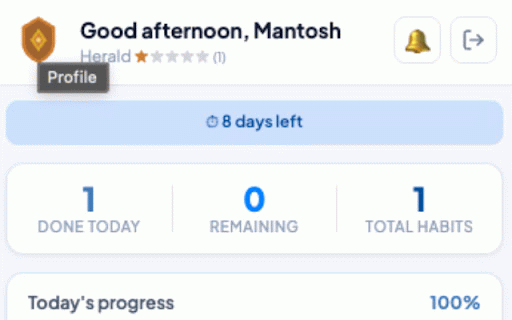 Habuild :: Build daily habits and stay consistent with Habuild.
