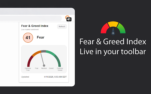 Fear & Greed Index Live :: Live Fear & Greed Index, updated automatically and displayed in your browser toolbar.