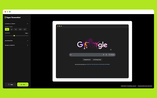 Super Screenshot :: Create beautiful screenshots quickly.