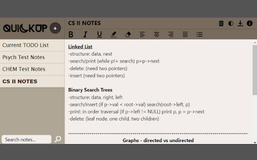 QuickUp :: Notepad and Task Manager