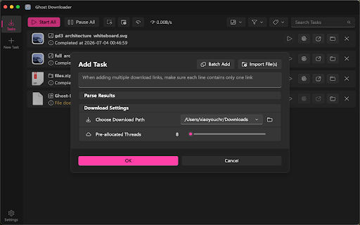 Ghost Downloader for Browser :: Manage Ghost Downloader tasks and send browser resources to Ghost Downloader.