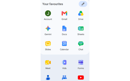 Old Google Icons :: Restores the pre-2026 Google Workspace icons (Gmail, Drive, Docs, Calendar, etc.) — undoing the May 2026 gradient redesign.