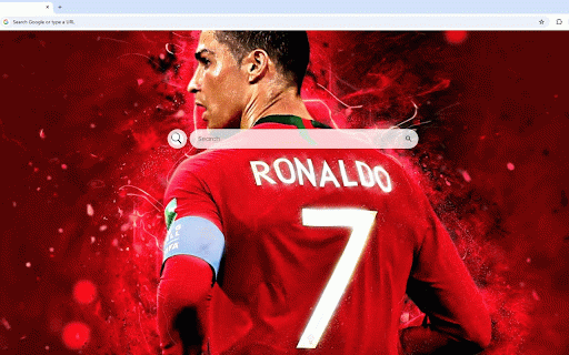 Cristiano Ronaldo No.7 Live Wallpaper :: Iconic footballer in Portugal's red jersey shown in profile against explosive background.