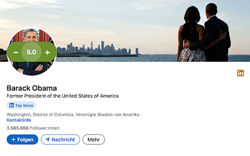 LinkedSc :: Displays an ironic social credit score on LinkedIn profiles.