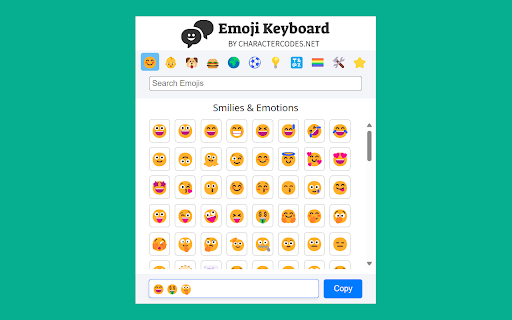 Emoji Keyboard :: Easily browse, search, and use your favorite emojis with the Emoji Keyboard & Favorites extension!