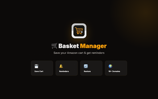 Basket Manager – Cart Saver & Reminder :: Save your Amazon cart as a basket, set reminders, and buy at the right time. Never miss a deal.