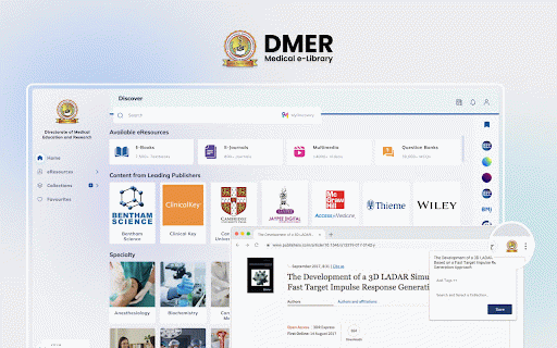 DMER Medical e-Library :: This extension lets you save articles to DMER Medical e-Library