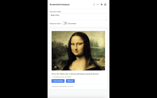 Screenshot Analyzer :: Capture and analyze screenshots the smart way.