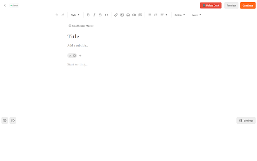 Substack Draft Delete Button :: Adds a Delete Draft button to the Substack post editor.