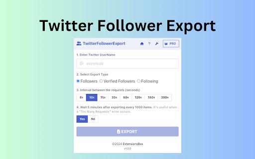 Export Twitter Followers - Export Twitter Followers and Following :: Export Twitter Followers allows you to export your Twitter followers and following to CSV.