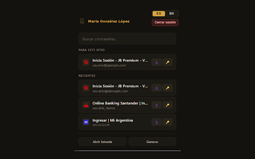 WhiskerPass :: Guardá y autocompletá tus contraseñas de forma segura con WhiskerPass.