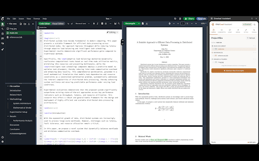 Overleaf Assistant :: AI writing assistant: concept extraction, smart insertion, style learning, image-to-formula