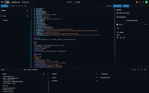 DarQode :: A dark mode extension for Qlik Sense Data Load Editor – modern, eye-friendly, and built for coders who Qlik.