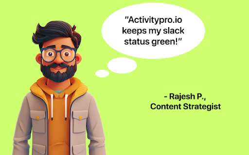 ActivityPro :: Keep your Slack status active automatically. Prevent going idle and maintain your online presence effortlessly.