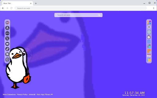 This Duck Live Wallpaper :: Transform your new tab with charming HD duck animations that bring a touch of nature to your browsing experience.