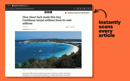 Navigate Compass – Fact Check All Your News! :: Verify news claims, fact-check in real time, and explore trusted knowledge sources as you browse.