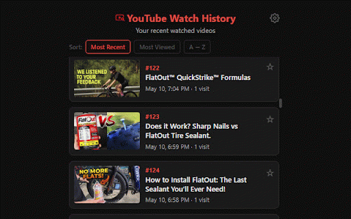 YouTube Watch History :: Browse, search, and rediscover every YouTube video you've watched — no account required.