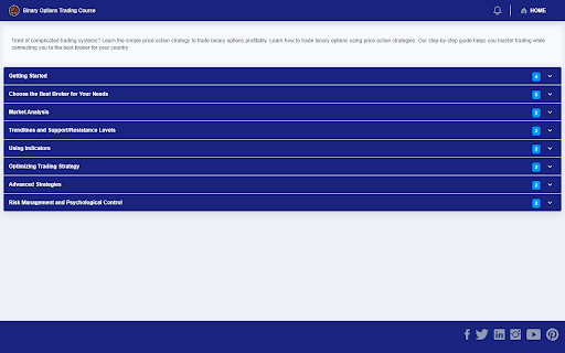 Binary Options Trading Course :: A comprehensive guide to mastering price action strategies for binary options, focusing on trendlines...