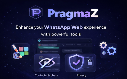 Pragmaz :: CRM, Chatbot Flow, AI Agent & automation built into your WhatsApp™ Web.