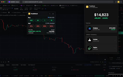 TradeStack - Paper trade memecoins :: Practice trading Solana memecoins